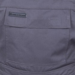 Spodnie ochronne ogrodniczki z pasami odblaskowymi - LEBER HOLLMAN BISTER_X - Spodnie robocze na szelki #2
