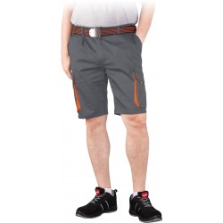Krótkie spodnie robocze ochronne letnie szare