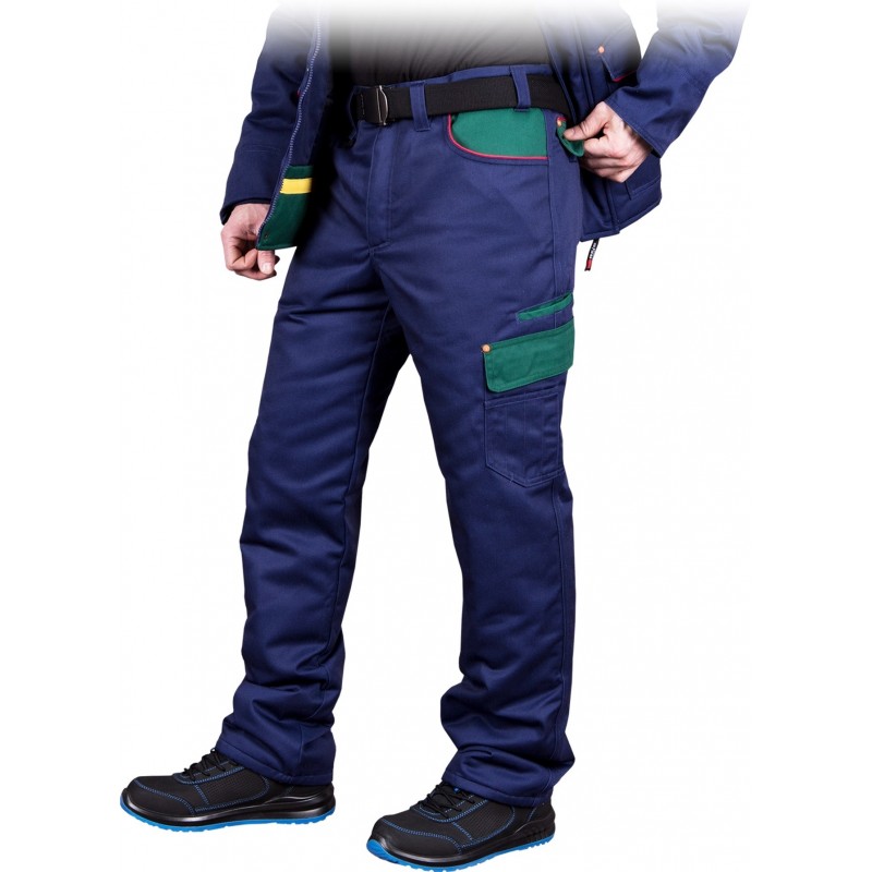 Ocieplane spodnie robocze w pas - REIS TAIGA  - Zimowe spodnie ochronne