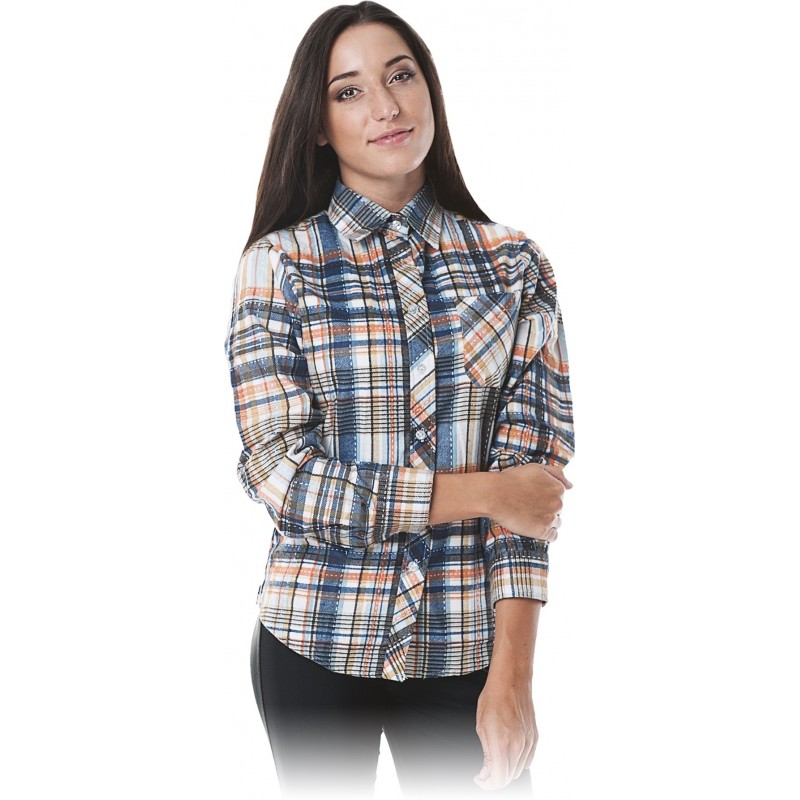Damska koszula ochronna REIS KFL - Koszula flanelowa robocza dla kobiet