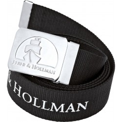 Pasek do spodni czarny z nylonu LEBER&HOLLMAN BELTER metalowa klamra #1
