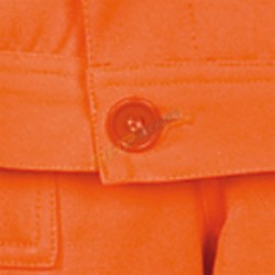 Komplet odzieży ostrzegawczej REIS UL  - Pomarańczowe ubranie robocze bluza i spodnie ogrodniczki #2