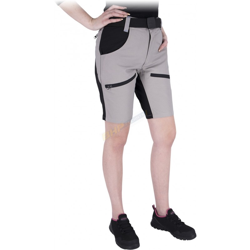 Damskie krótkie spodnie robocze elastyczne HOBBER-L-TS REIS - Spodenki turystyczne dla kobiet