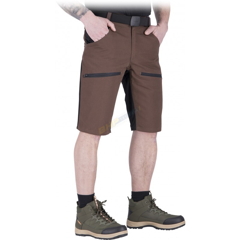 Elastyczne krótkie spodnie robocze