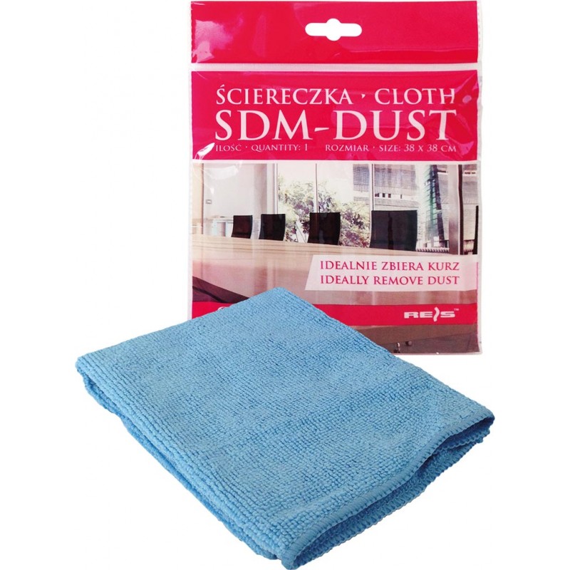 ŚCIERECZKA, Ścierka z mikrofibry DUST, sdm-dust, Ścierka z mikrofibry REIS DUST, Microfibra, 5907522996048