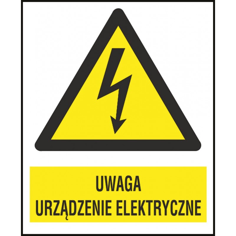 Uwaga urządzenia elektryczne