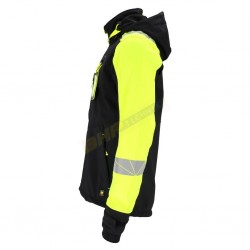 KURTKA OCHRONNA, kurtka robocza, softshell roboczy, L.HOLLMAN, LH-RAUT-SH, CZARNY