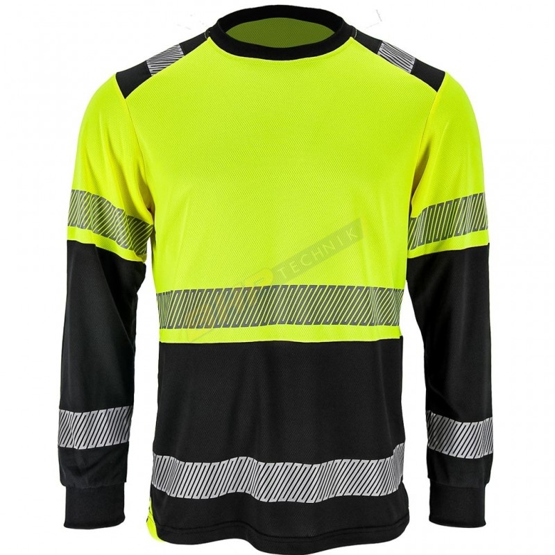 KOSZULKA długi rękaw OSTRZEGAWCZY, REIS IGUANA-LS, ODBLASKOWA ŻÓŁTA , longsleeve KOSZULKA długi rękaw OSTRZEGAWCZY, REIS IGUANA-LS, ODBLASKOWA ŻÓŁTA , longsleeve