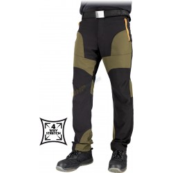 SPODNIE OCHRONNE DO PASA OUTDOOROWE OUTDOOR LEKKIE SPODNIE ROBOCZE ELASTYCZNE REIS VENTURA