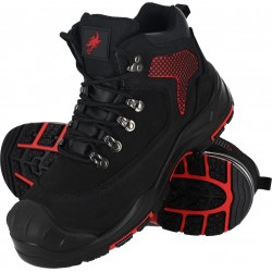BUTY ROBOCZE,  TRZEWIKI ROBOCZE, buty S3, DRAGON REIS BRMEFISTO, Czarne, SKÓRA