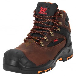 BUTY ROBOCZE,  TRZEWIKI ROBOCZE, buty S3, DRAGON REIS BRFINO-T, CRAZY HORSE, SKÓRA