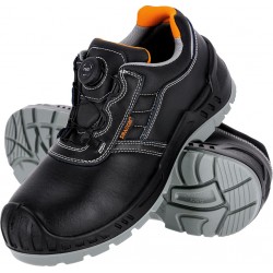 buty robocze, buty ochronne, półbuty, męskie, czarne, reis, dragon bctitan-glat-p, spinon