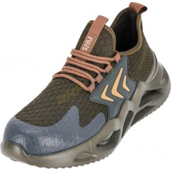 BUTY OCHRONNE, SPORTOWE BUTY ROBOCZE, MĘSKIE, REIS CLUMP, ZIELONE, LEKKIE