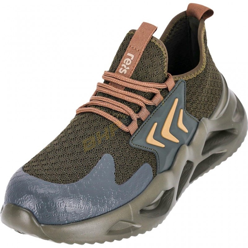 BUTY OCHRONNE, SPORTOWE BUTY ROBOCZE, MĘSKIE, REIS CLUMP, ZIELONE, LEKKIE