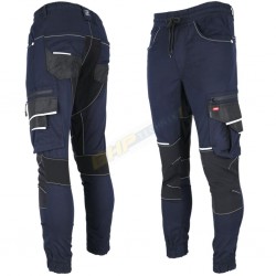 elastyczne spodnie robocze, spodnie cargo, joggery, męskie, reis flexzone,