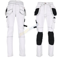 JEANSY, JEANS, REIS JEANS415, BIAŁĘ, MONTERSKIE, SPODNIE Z KABURAMI , MĘSKIE