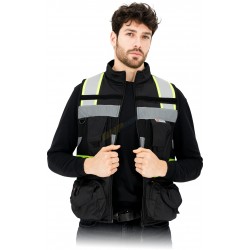 REIS TYAN-V, KAMIZELKA ODBLASKOWA, PASY ODBLASKOWE, OSTRZEGAWCZA