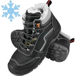 BUTY ZAWODOWE , buty robocze zimowe ocieplane bez podnoska, REIS YETI BRYETI, LEKKIE TRZEWIKI SKÓRZANE