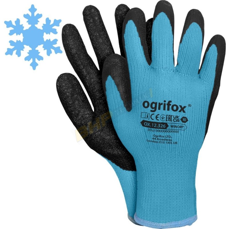 RĘKAWICE OCHRONNE OX.12.326 WINORT OGRIFOX ROBOCZE ZIMOWE OCIEPLANE