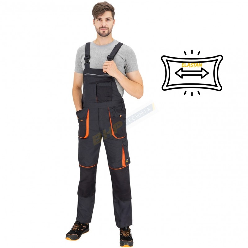 REIS FORELASTIC-B , SPODNIE OCHRONNE OGRODNICZKI, ROBOCZE, MĘSKIE, ELASTAN, ELASTYCZNE