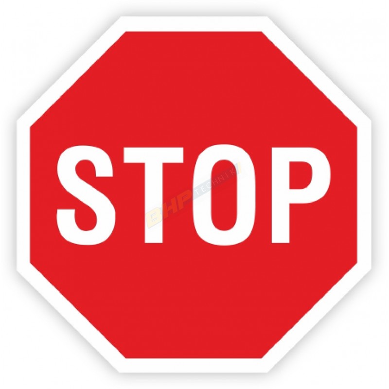 Znak podłogowy STOP - Znak bezpieczeństwa