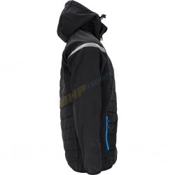 kurtka męska, hybrydowa, ocieplana, softshell, REIS, FLEXSHELL