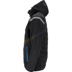 kurtka męska, hybrydowa, ocieplana, softshell, REIS, FLEXSHELL