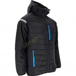 kurtka męska, hybrydowa, ocieplana, softshell, REIS, FLEXSHELL