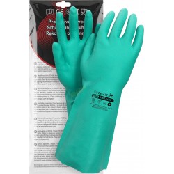 RĘKAWICE OCHRONNE REIS RNIT-VEX, NITRYL, RĘKAWICE NITRYLOWE, DŁUGIE, RĘKAWICE ROBOCZE