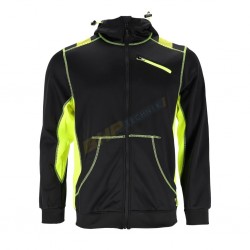 bluza ochronna, robocza, czarna, męska, z kapturem l.hollman lh-orro