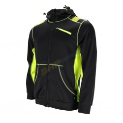 bluza ochronna, robocza, czarna, męska, z kapturem l.hollman lh-orro