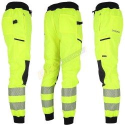 dresy ostrzegawcze robocze, męskie, l.hollman lh-bremmen, spodnie dresowe