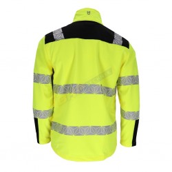 prizmat, l.hollman, kurtka, bluza, męska, softshell, hi-vis, odblask, ostrzegawczy,fluo
