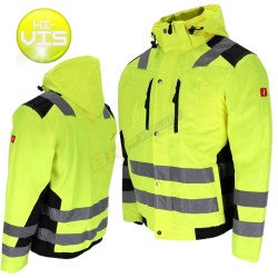 KURTKA MĘSKA OCHRONNA, REIS, GLASGOW-J, OSTRZEGAWCZE, ZIMA,