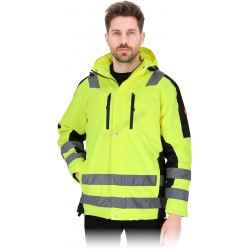 KURTKA ROBOCZA, OCHRONNA, ODBLASKOWA, ŻÓŁTA, REIS GLASGOW-LJ, MĘSKA