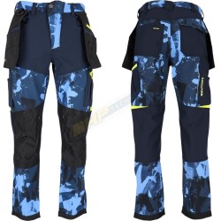 SPODNIE OCHRONNE DO PASA L.HOLLMAN, LH-HAGA-T, HAGA  SPODNIE SOFTSHELL, MĘSKIE ROBOCZE OUTDOOR ELASTYCZNE