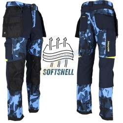 SPODNIE OCHRONNE DO PASA L.HOLLMAN, LH-HAGA-T, HAGA  SPODNIE SOFTSHELL, MĘSKIE ROBOCZE OUTDOOR ELASTYCZNE