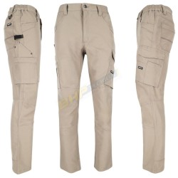 spodnie robocze elastyczne, spodnie robocze męskie, l.hollman lh-NOVENTO