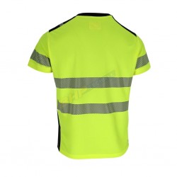 KOSZULKA, T-SHIRT OSTRZEGAWCZY, L.HOLLMAN TSVIS, ODBLASKOWA