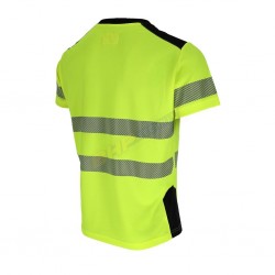 KOSZULKA, T-SHIRT OSTRZEGAWCZY, L.HOLLMAN TSVIS, ODBLASKOWA