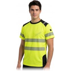 KOSZULKA, T-SHIRT OSTRZEGAWCZY, L.HOLLMAN TSVIS, ODBLASKOWA