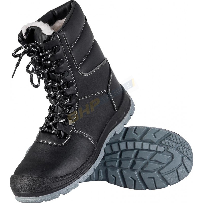 Zimowe buty bezpieczne  REIS BRNORDREIS - Wysokie trzewiki kozaki S3