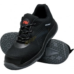 Buty z kompozytowym podnoskiem DRAGON BCCAMP S1P czarne półbuty bezpieczne #1