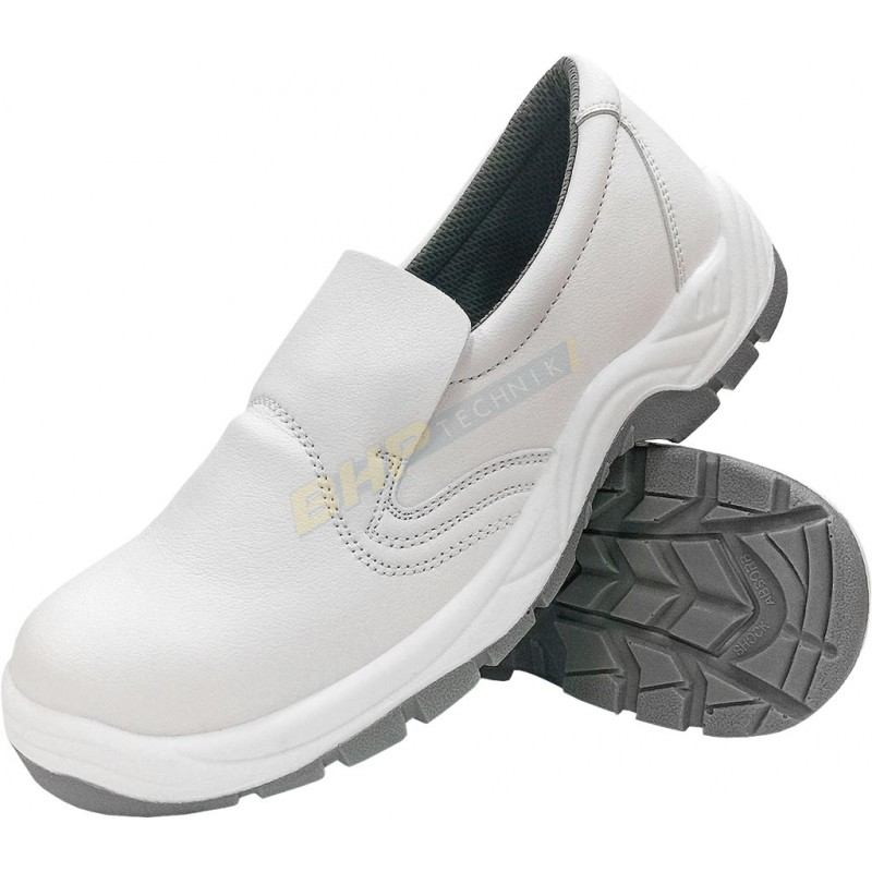 Buty bezpieczne białe REIS BRFODREIS z podnoskiem wciągane