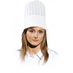 Biała czapka kucharska REIS CZCOOK KITCHEN - Wysoka czapka do cukierni #1