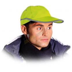 Odblaskowa czapka z daszkiem REIS CZFLUO - Żółta czapka ostrzegawcza #1