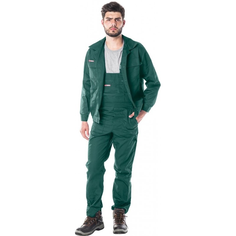 Komplet odzieży ochronnej REIS MASTER UMZ - zielone ubranie robocze