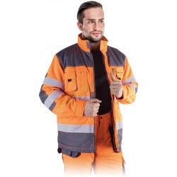 Zimowa kurtka ostrzegawcza LEBER&HOLLMAN Formen LH-FMNWX-J - Pomarańczowa kurtka odblaskowa #1
