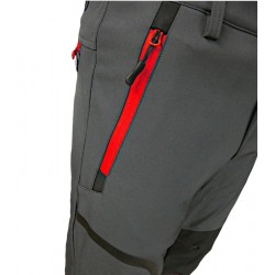 Softshellowe spodnie - LEBER&HOLLMAN SHELLWORK - Spodnie do pasa elastyczne podszywane polarem #5