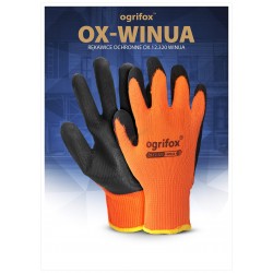 Rękawice ocieplane robocze zimowe powlekane gumą Ogrifox OX-WINUA #2